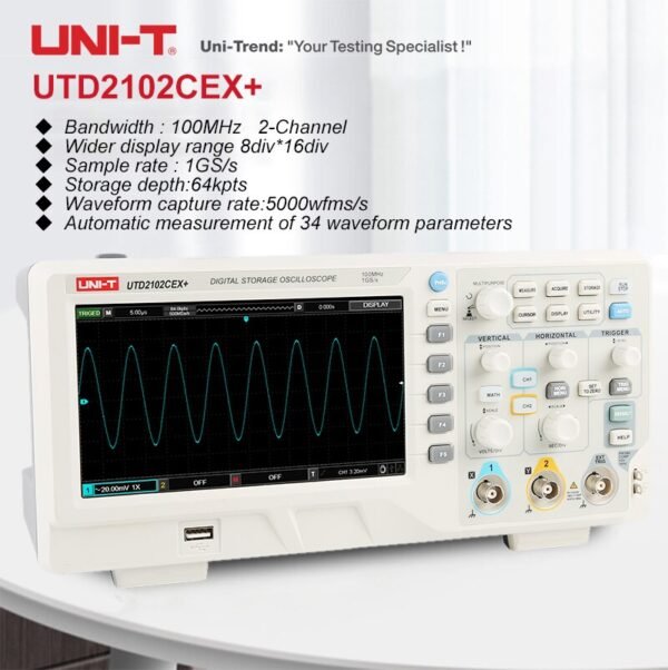 UTD2102CEX 100Mhz máy hiện sóng Uni-Trend